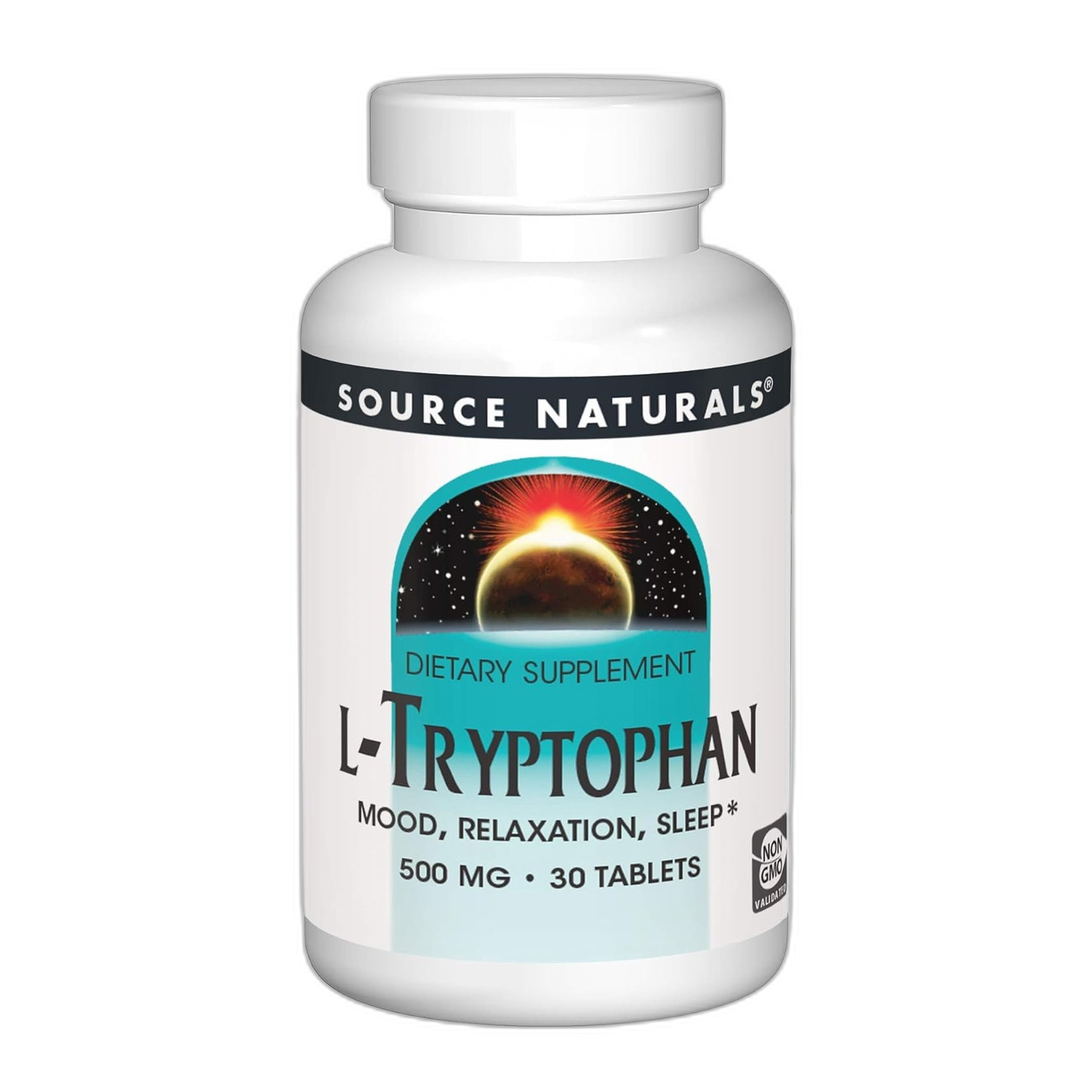 L-триптофан 500 мг - 30 таблеток - Source Naturals