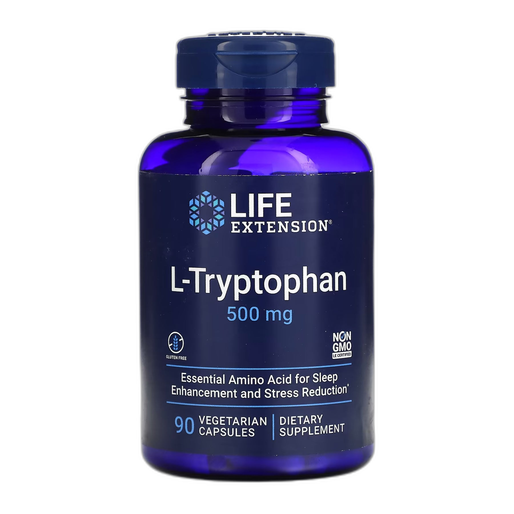 L-триптофан 500 мг - 90 капсул - Life Extension