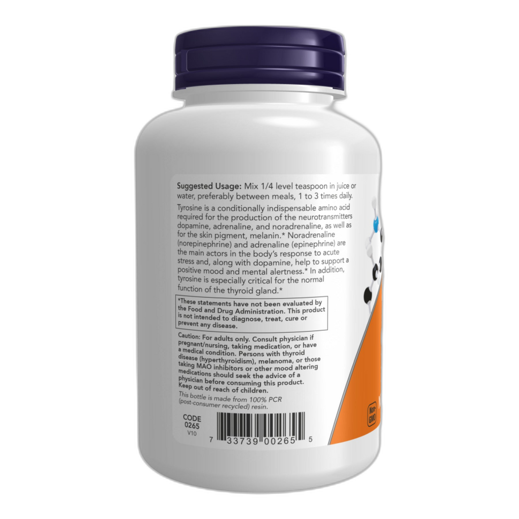 L-тирозин порошок - 113 г - Now Foods