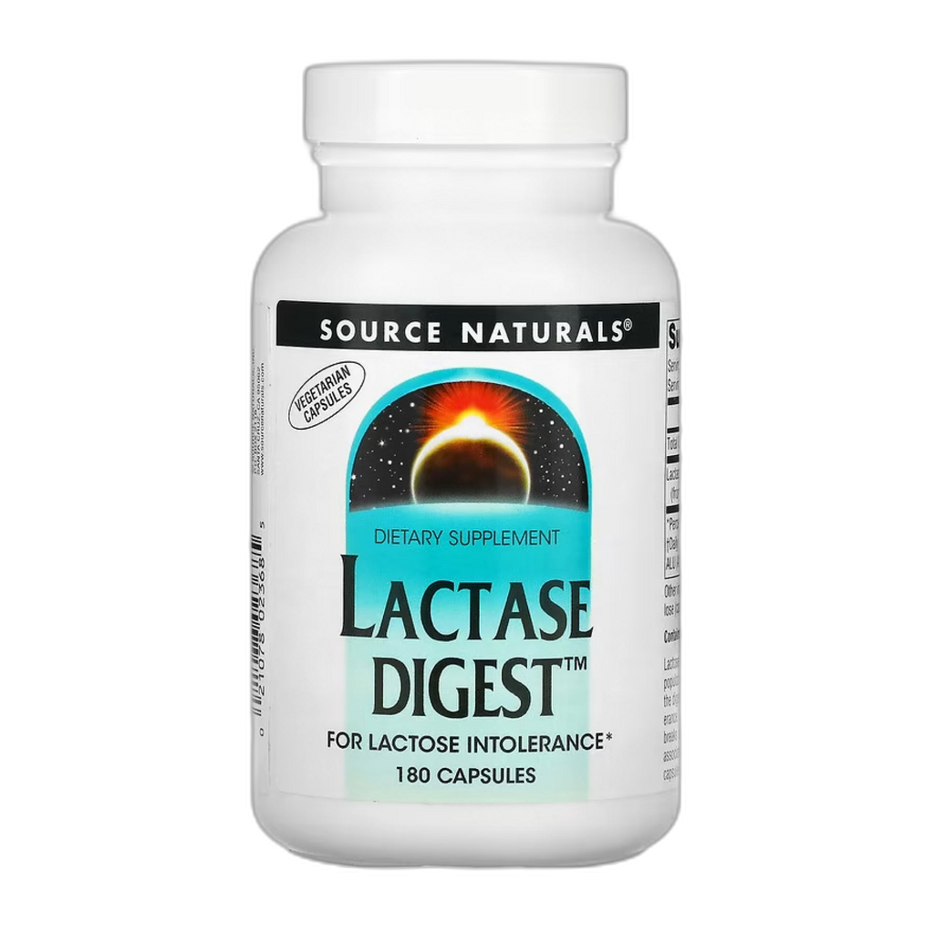 Лактасе Дігест 30 мг - 180 капсул - Source Naturals