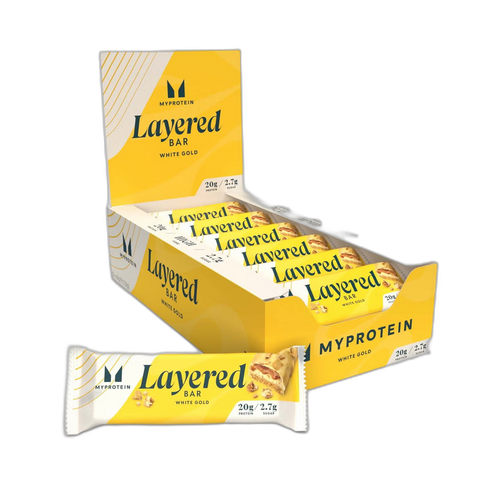 Layered Bar White Gold - 12x60 г - Myprotein