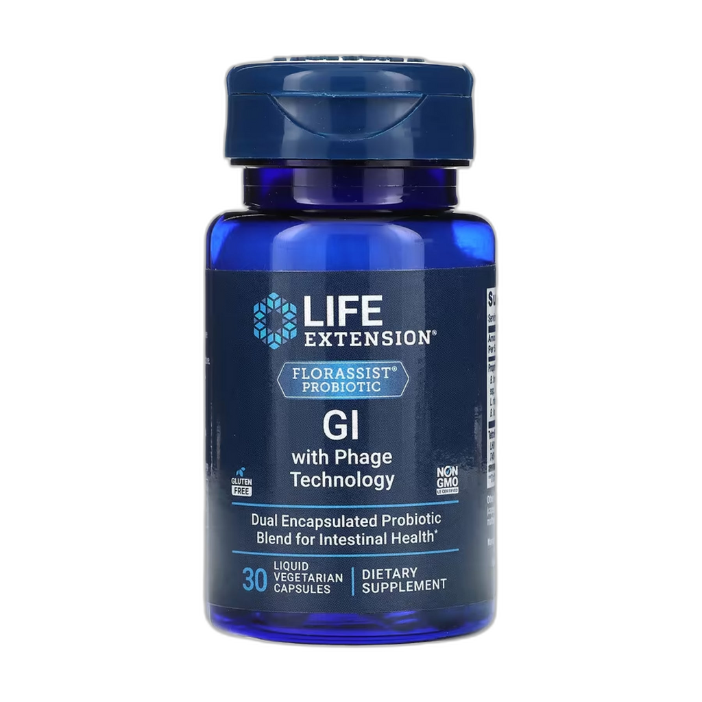 LE FLORASSIST® GI with Phage Technology - 30 vcaps - Life Extension