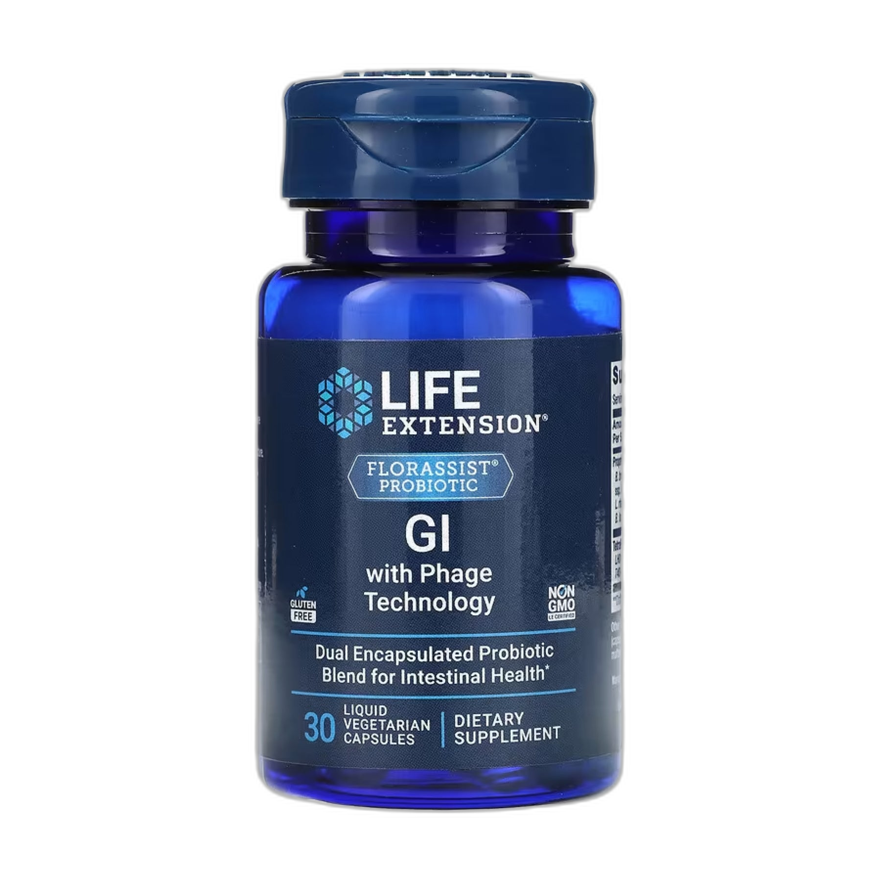 LE FLORASSIST® GI with Phage Technology - 30 vcaps - Life Extension