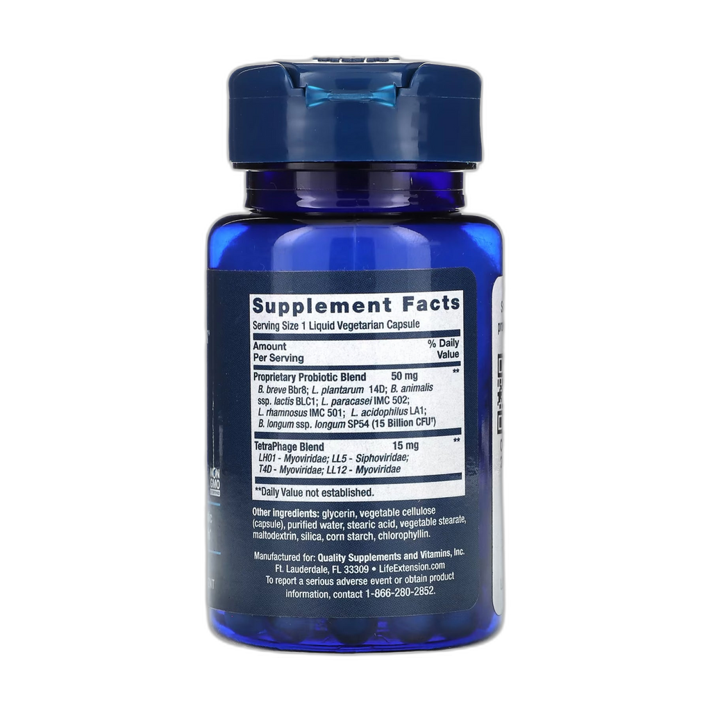 LE FLORASSIST® GI with Phage Technology - 30 vcaps - Life Extension