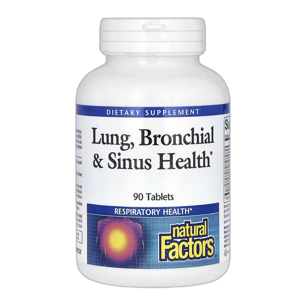 Lung Bronchial та Sinus Health - 90 таблеток - Natural Factors