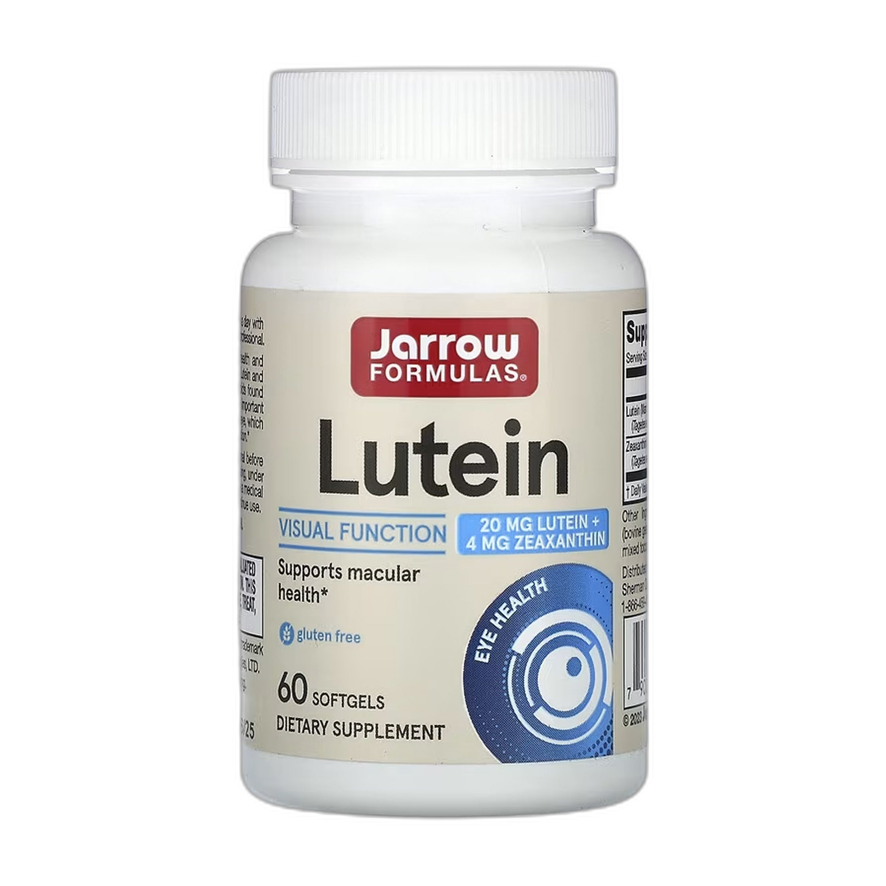 Лютеїн 20 мг - 60 капсул - Jarrow Formulas