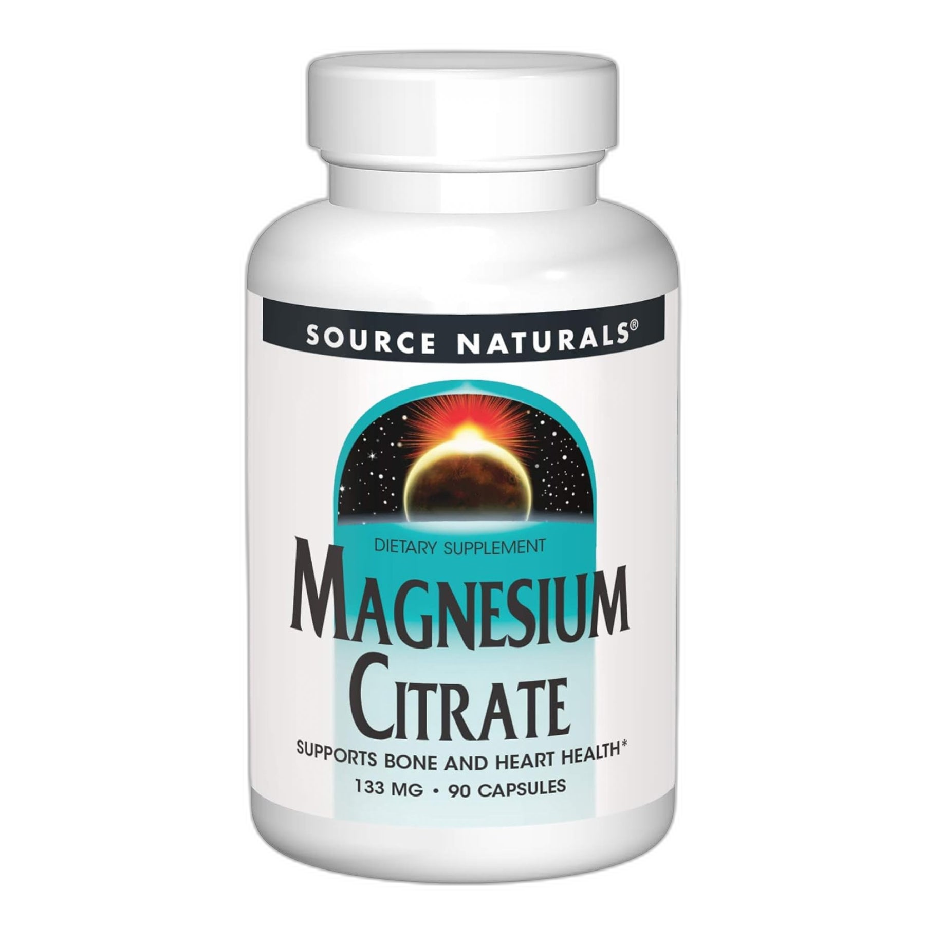 Цитрат магнію 133 мг - 90 капсул - Source Naturals