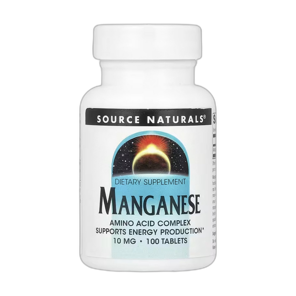 Марганець 10 мг - 100 таблеток - Source Naturals