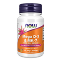 Мега D-3 та MK-7 - 60 капсул - Now Foods
