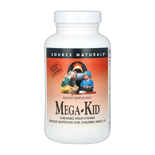 Мега-Дитячий™ - 120 Вафер ягода - Source Naturals