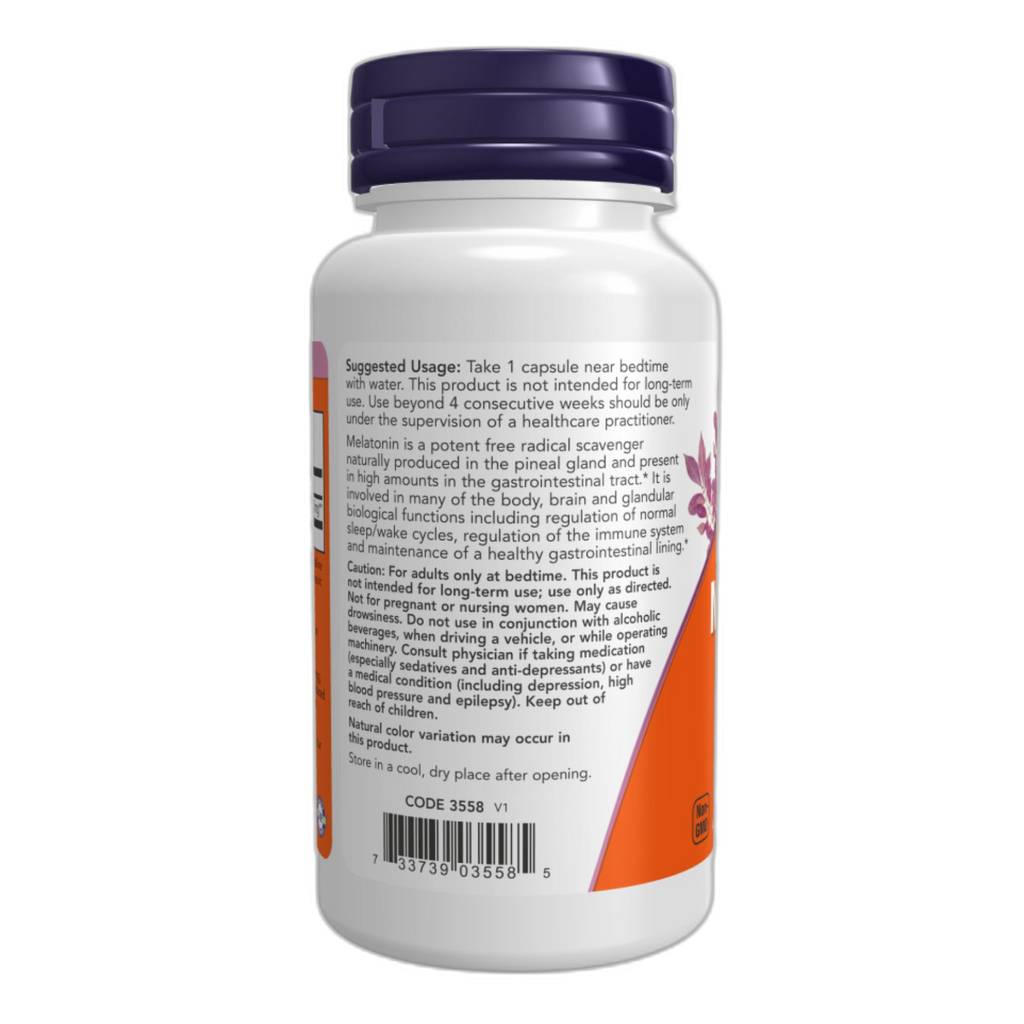 Мелатонін 20 мг - 90 капсул - Now Foods