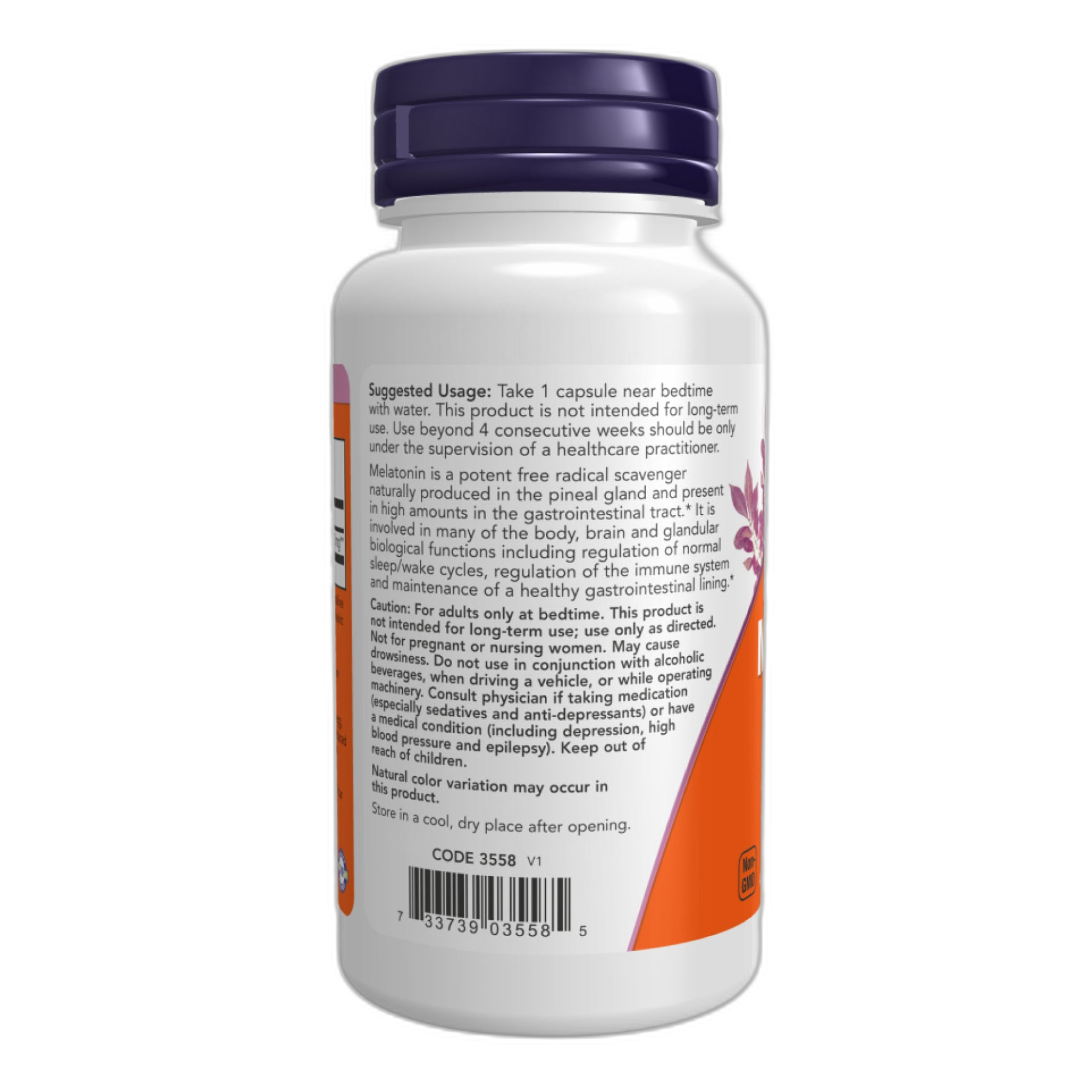 Мелатонін 20 мг - 90 капсул - Now Foods