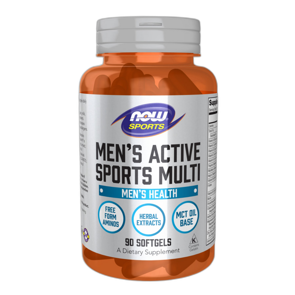 Чоловічий Активний Спортивний мульті - 90 капсул - Now Foods