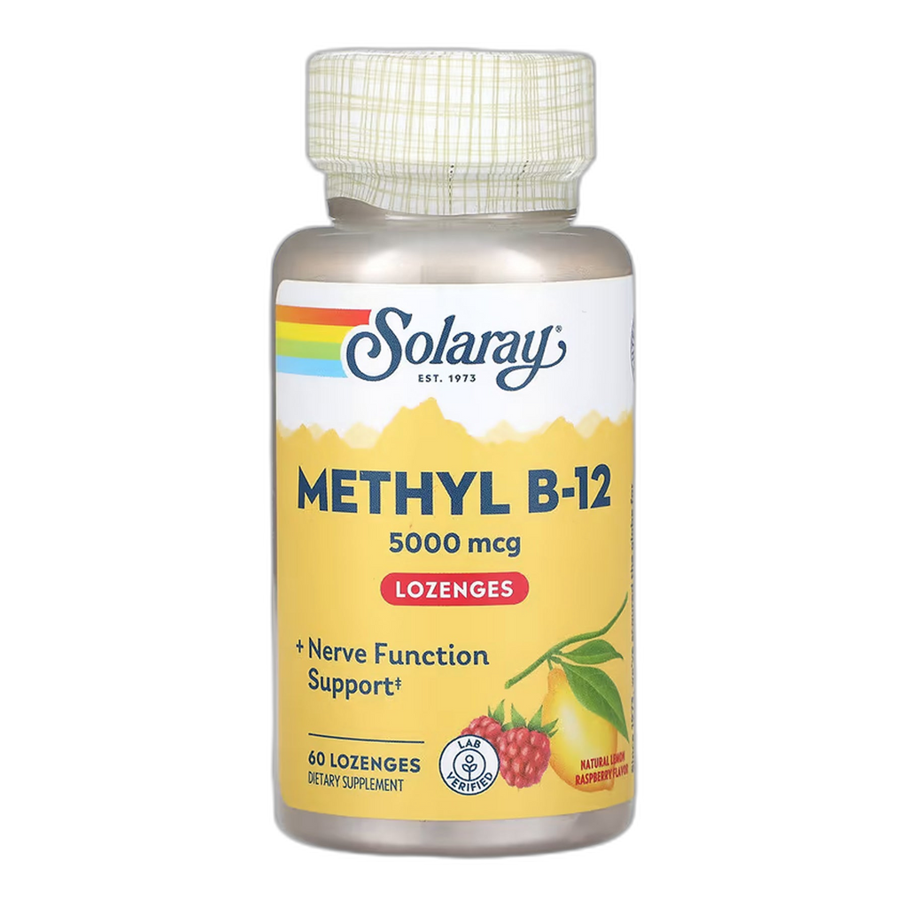 Метил-B12 5000 мкг - 60 Льодяники - Solaray