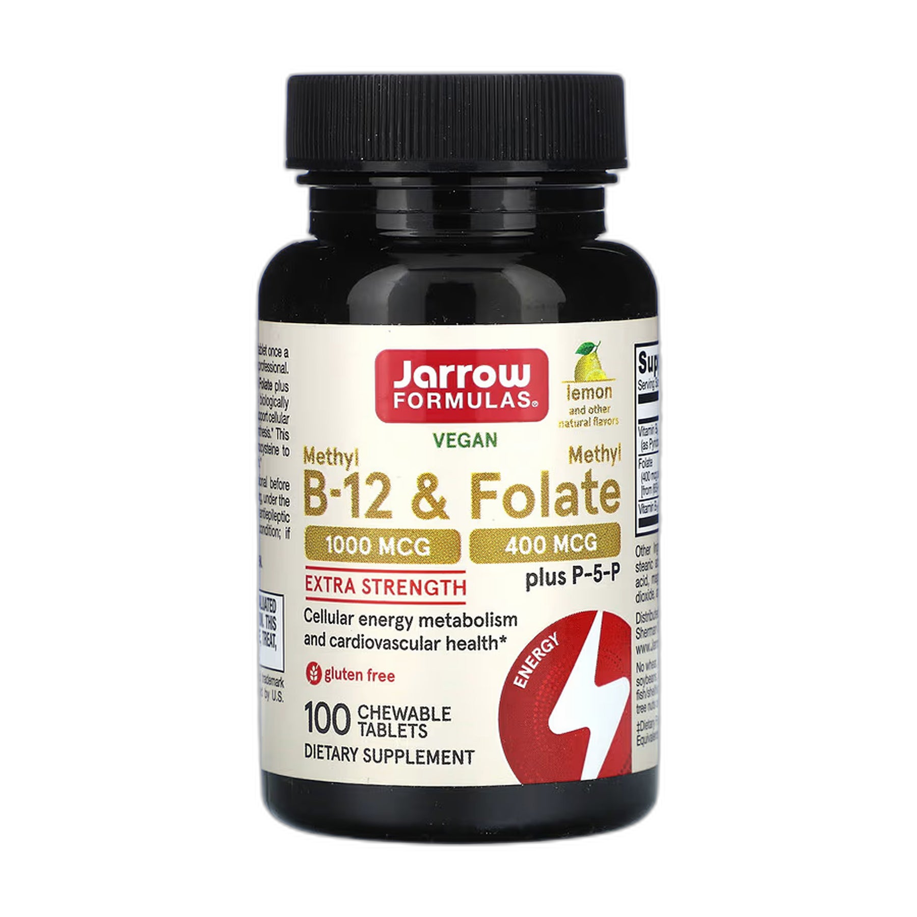 Methyl B-12 та Methyl Фолат - 100 таблеток - Jarrow Formulas