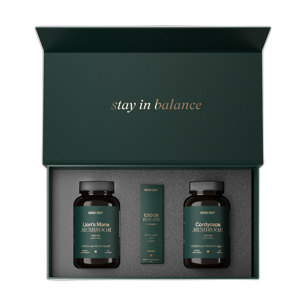 Mind Shi Mushroom+CBD Oil комплекс - Mind Shi