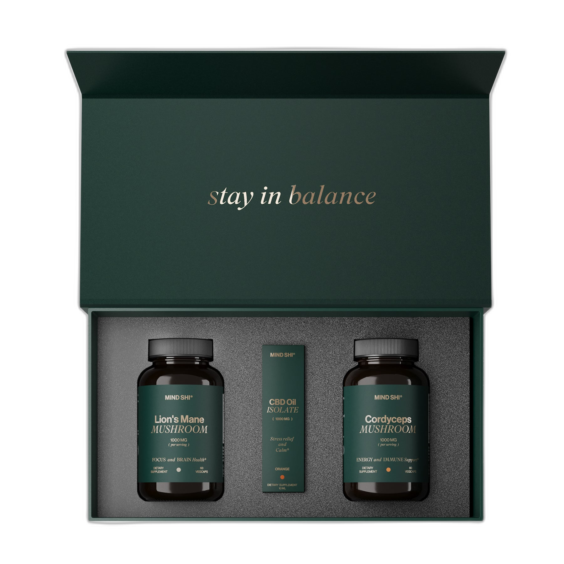 Mind Shi Mushroom+CBD Oil комплекс - Mind Shi
