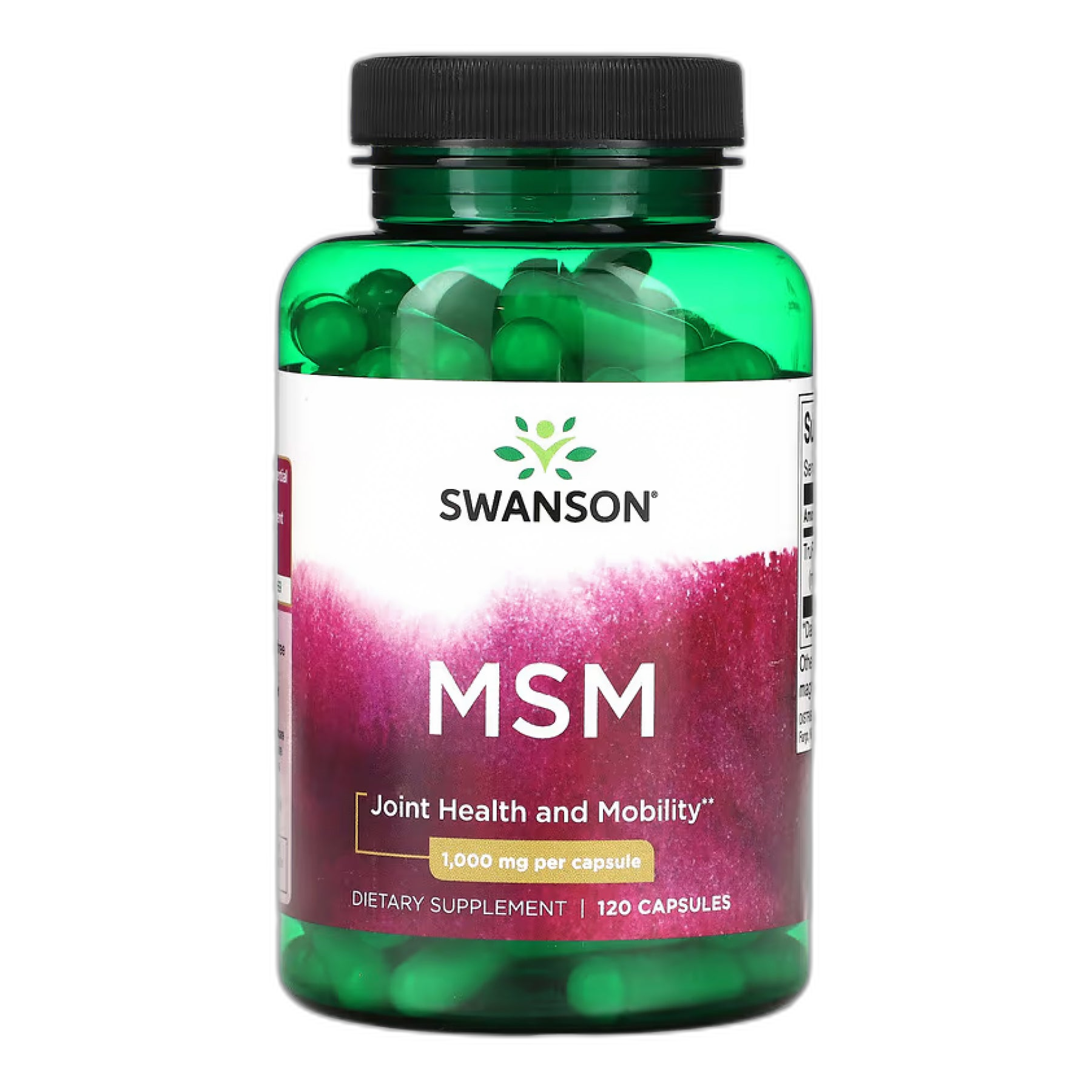 МСМ 1000 мг - 120 капсул - Swanson