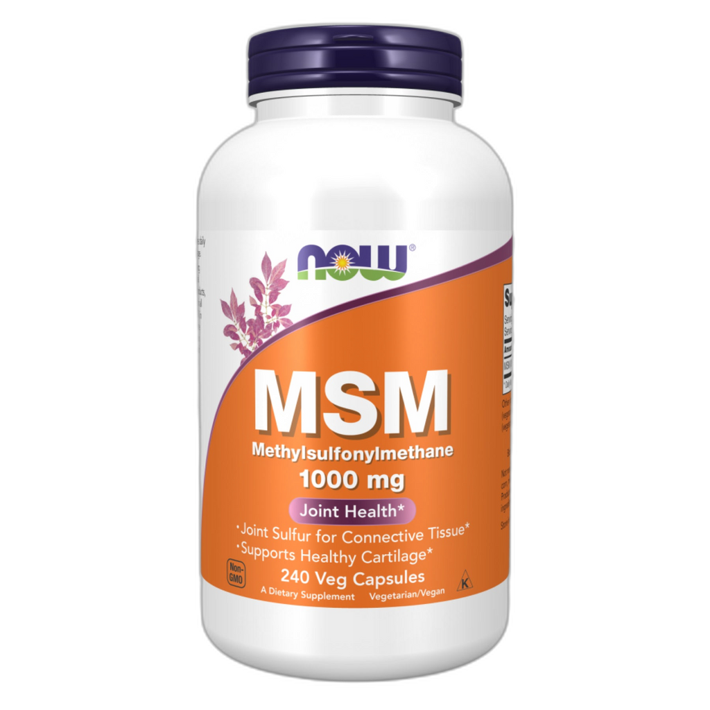 МСМ 1000 мг - 240 капсул - Now Foods