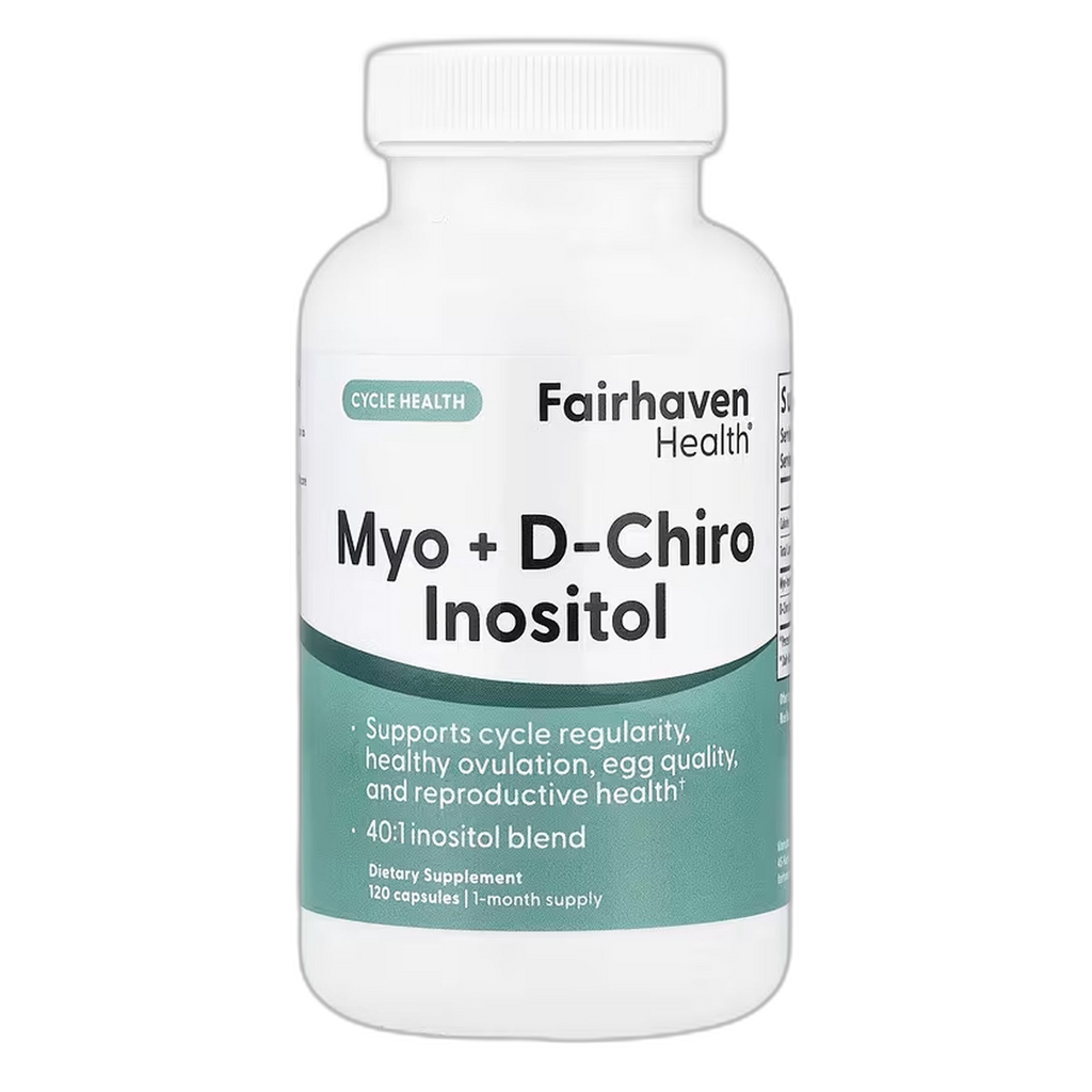 Myo + D-Chiro Інозитол - 120 капсул - Fairhaven Health