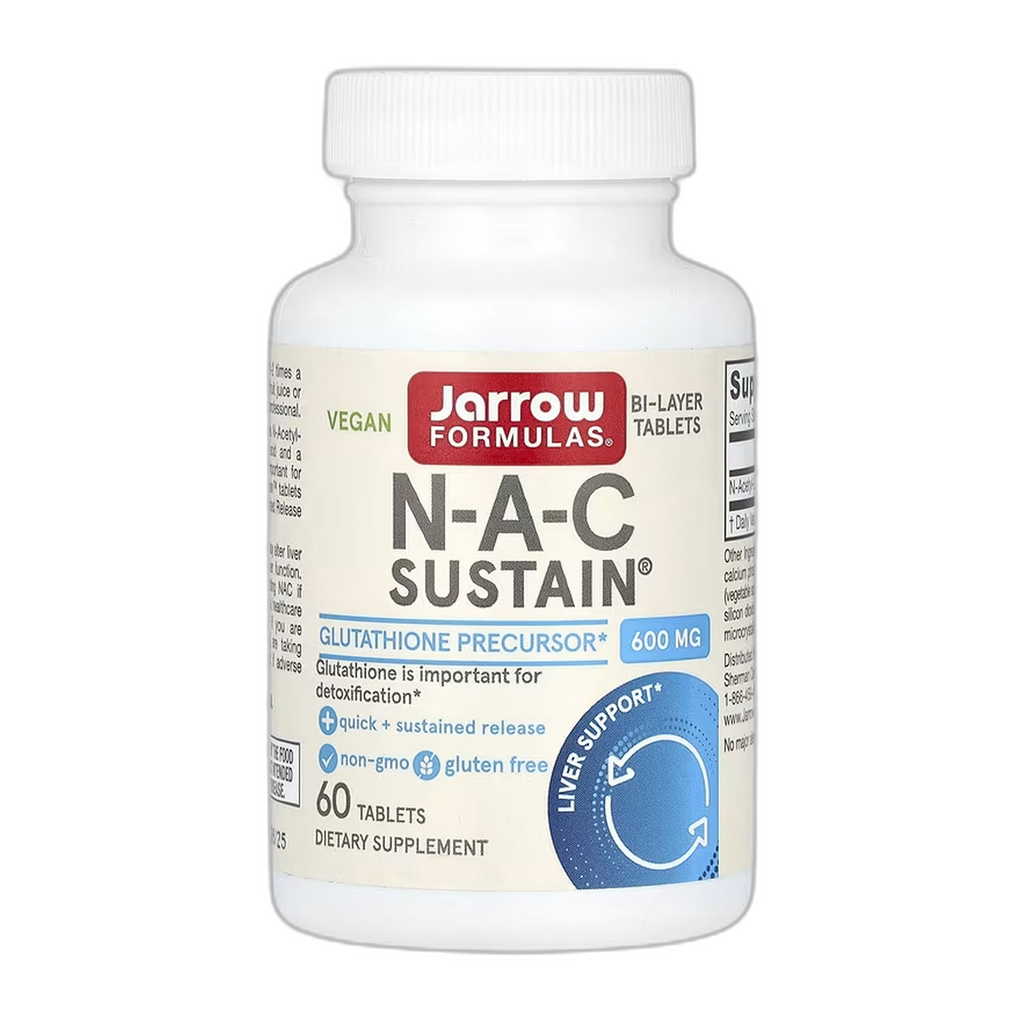 N-A-C Sustain® 600 мг - 60 капсул - Jarrow Formulas