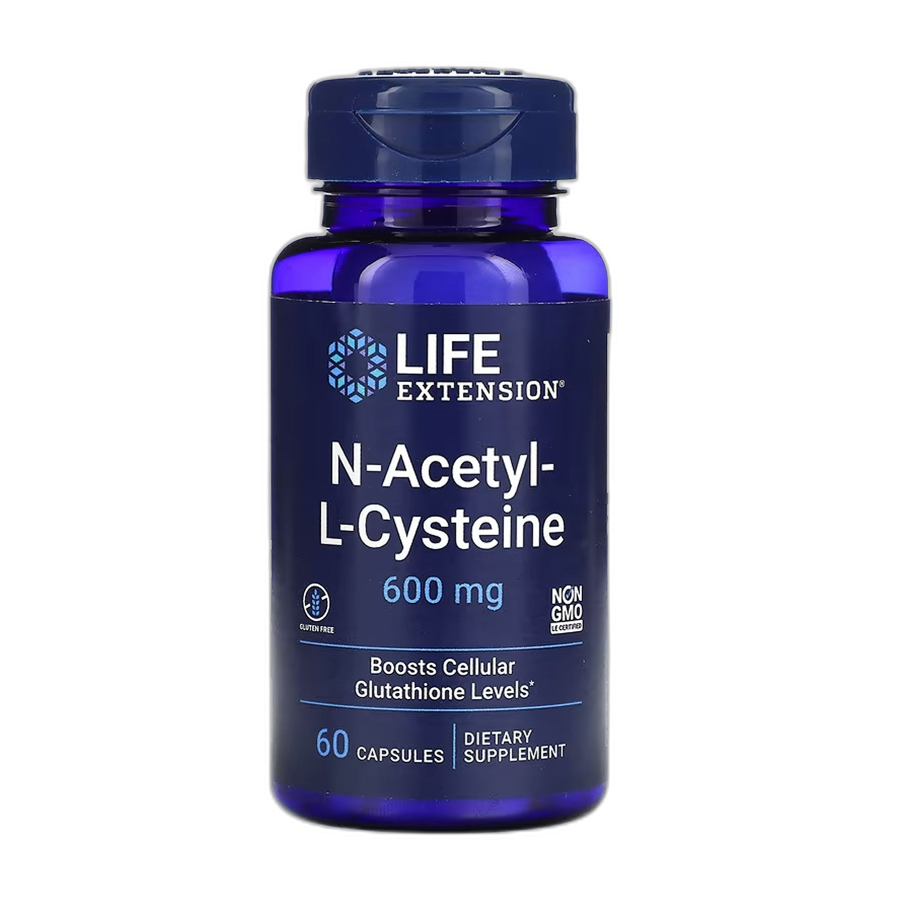 N-Acetyl-L-Cysteine (NAC) 600 мг - 60 капсул - Life Extension