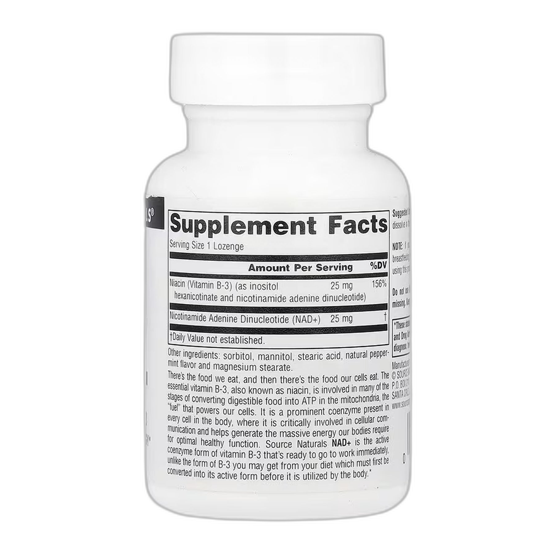 NAD+ Коензиматед™ B-3 - 30 Льодяники - Source Naturals