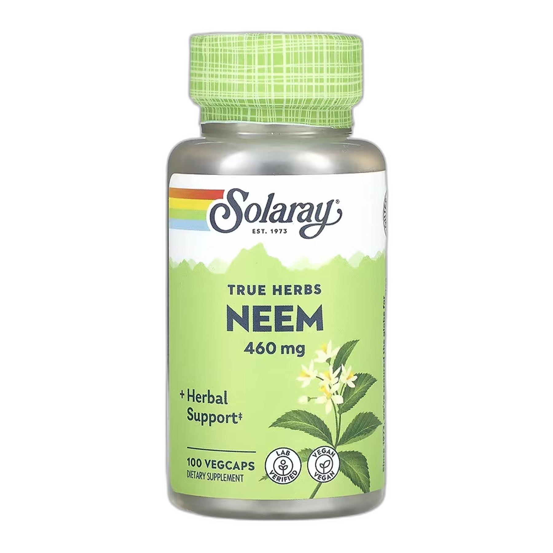 Нім лист 460 мг - 100 капсул - Solaray