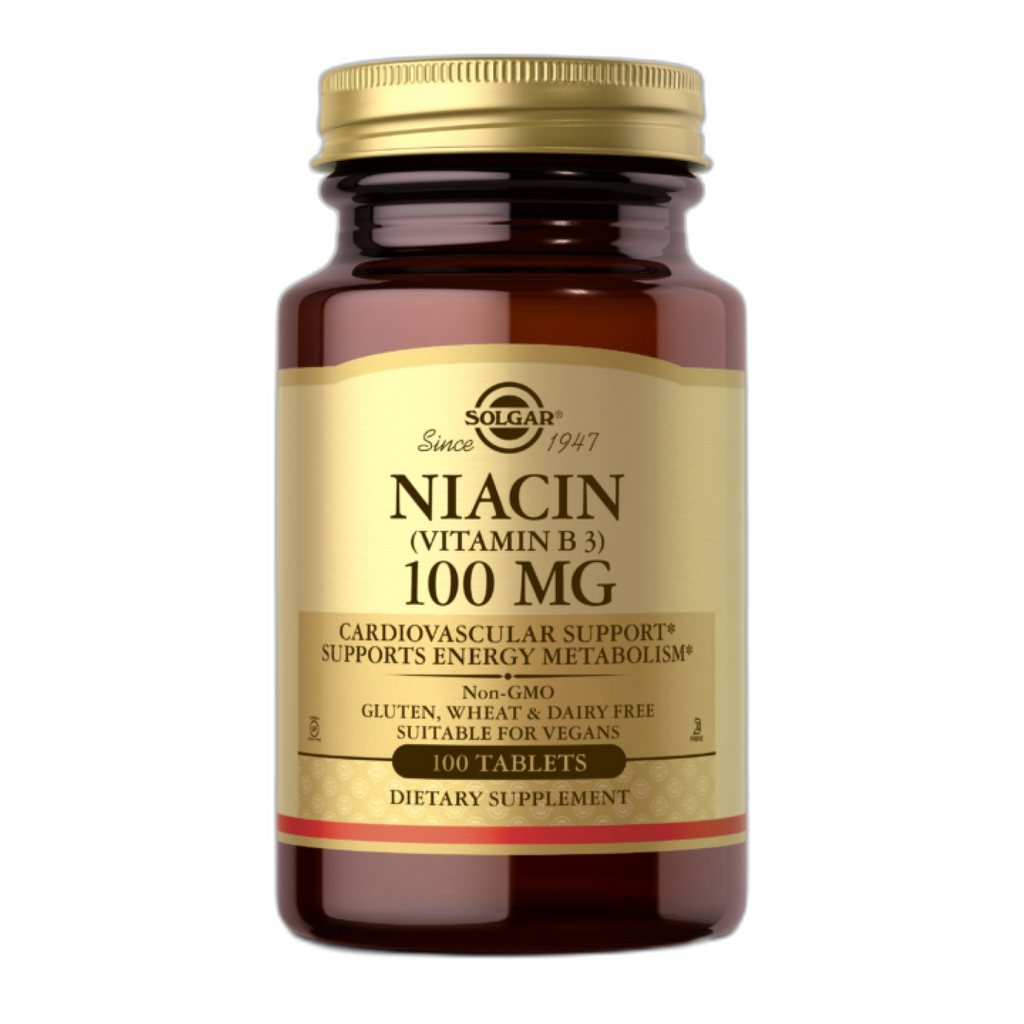 Ніацин (Vitamin B3) 100 мг - 100 таблеток - Solgar
