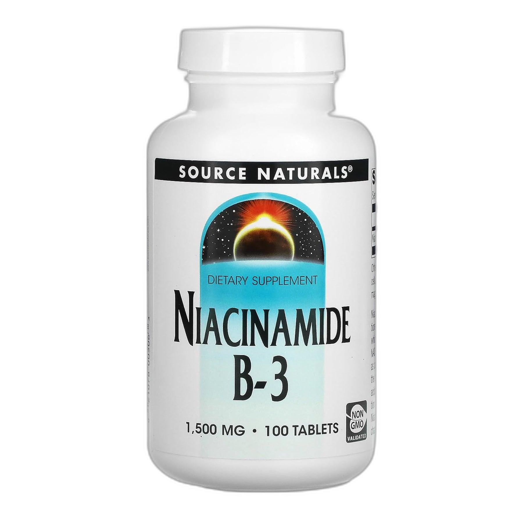 Ніацинамід B-3 1500 мг - 100 таблеток - Source Naturals