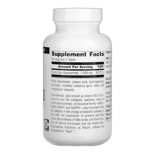Ніацинамід B-3 1500 мг - 100 таблеток - Source Naturals