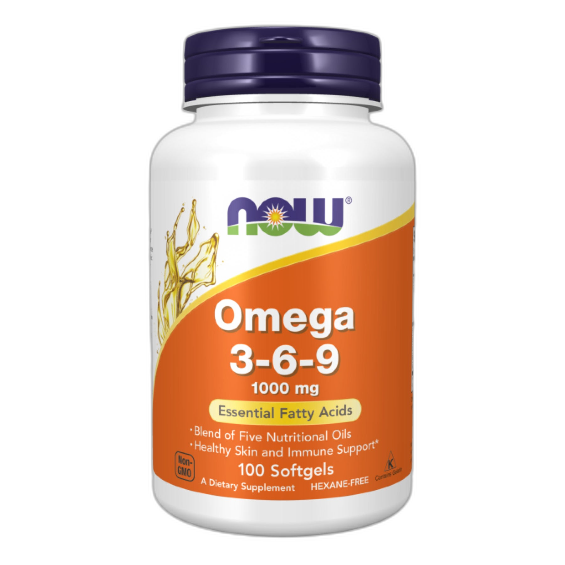 Омега 3-6-9 1000 мг - 100 капсул - Now Foods