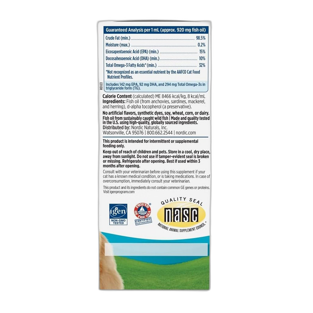 Омега-3 Cat - 60 мл - Nordic Naturals