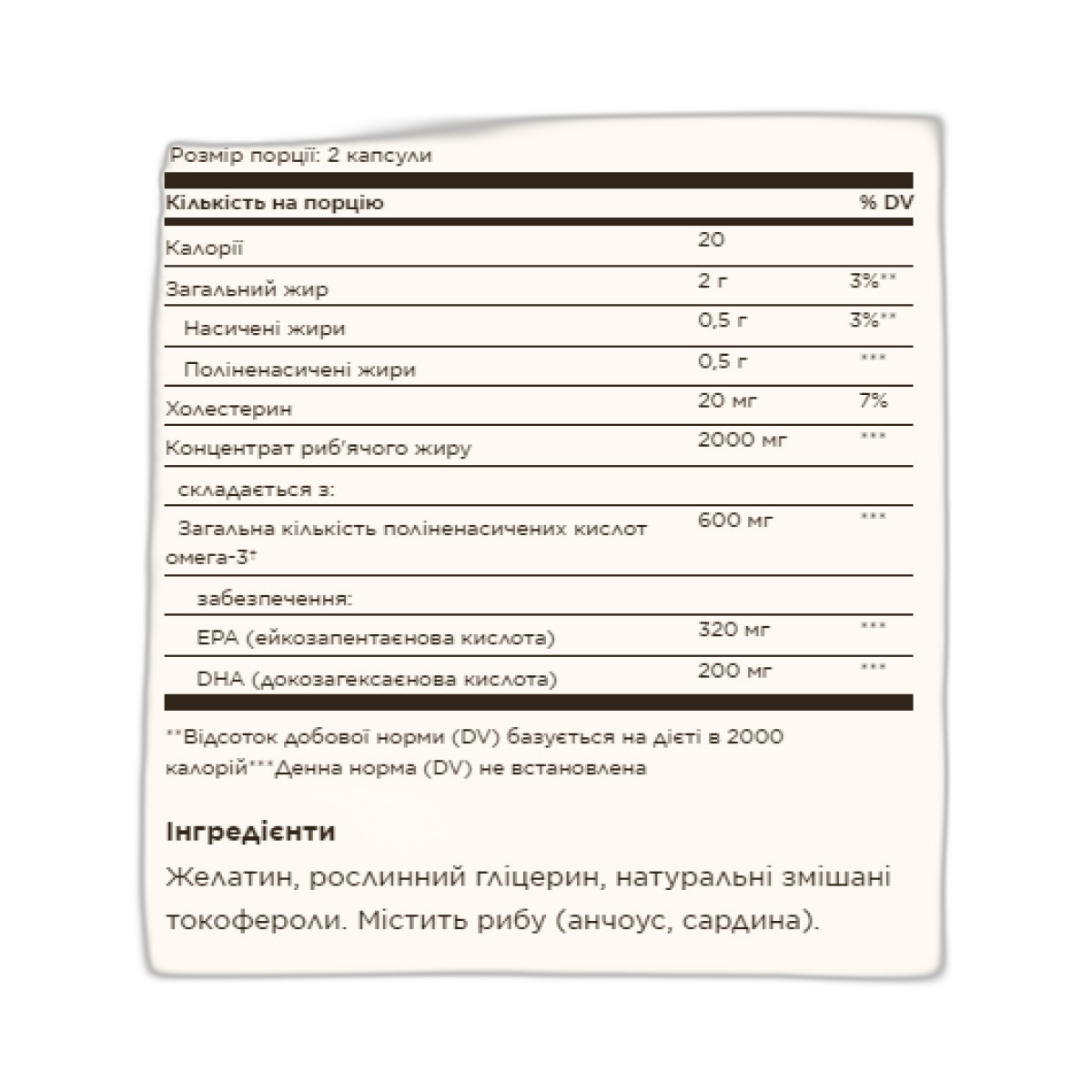 Омега-3 риб'ячий жир Концентрат - 120 капсул - Solgar
