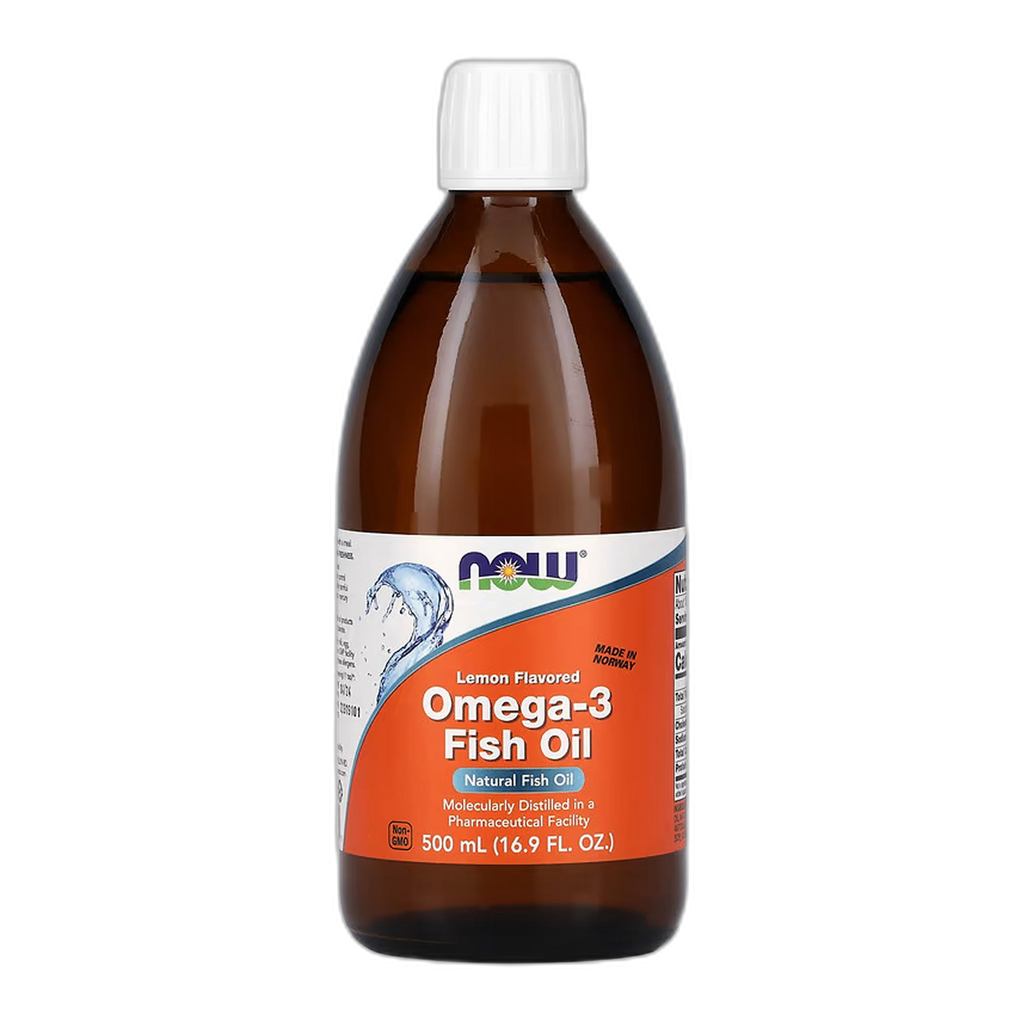 Омега-3 риб'ячий жир рідкий - 500 мл - Now Foods