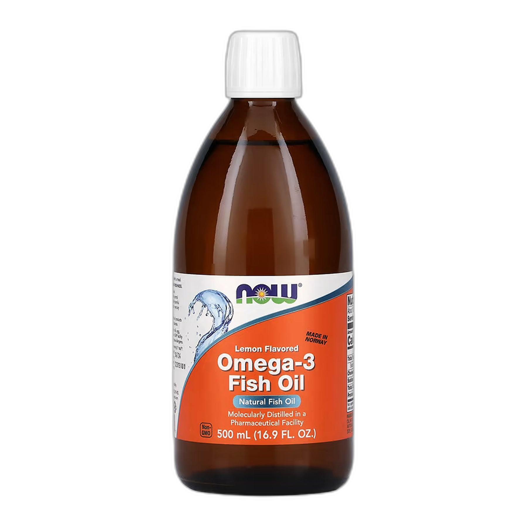 Омега-3 риб'ячий жир рідкий - 500 мл - Now Foods
