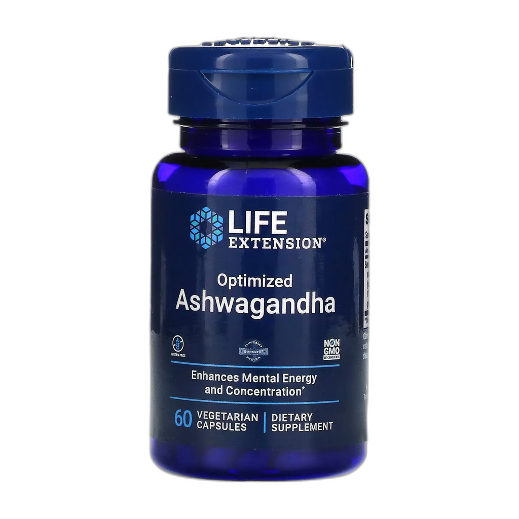 Optimized Ашваганда - 60 капсул - Life Extension
