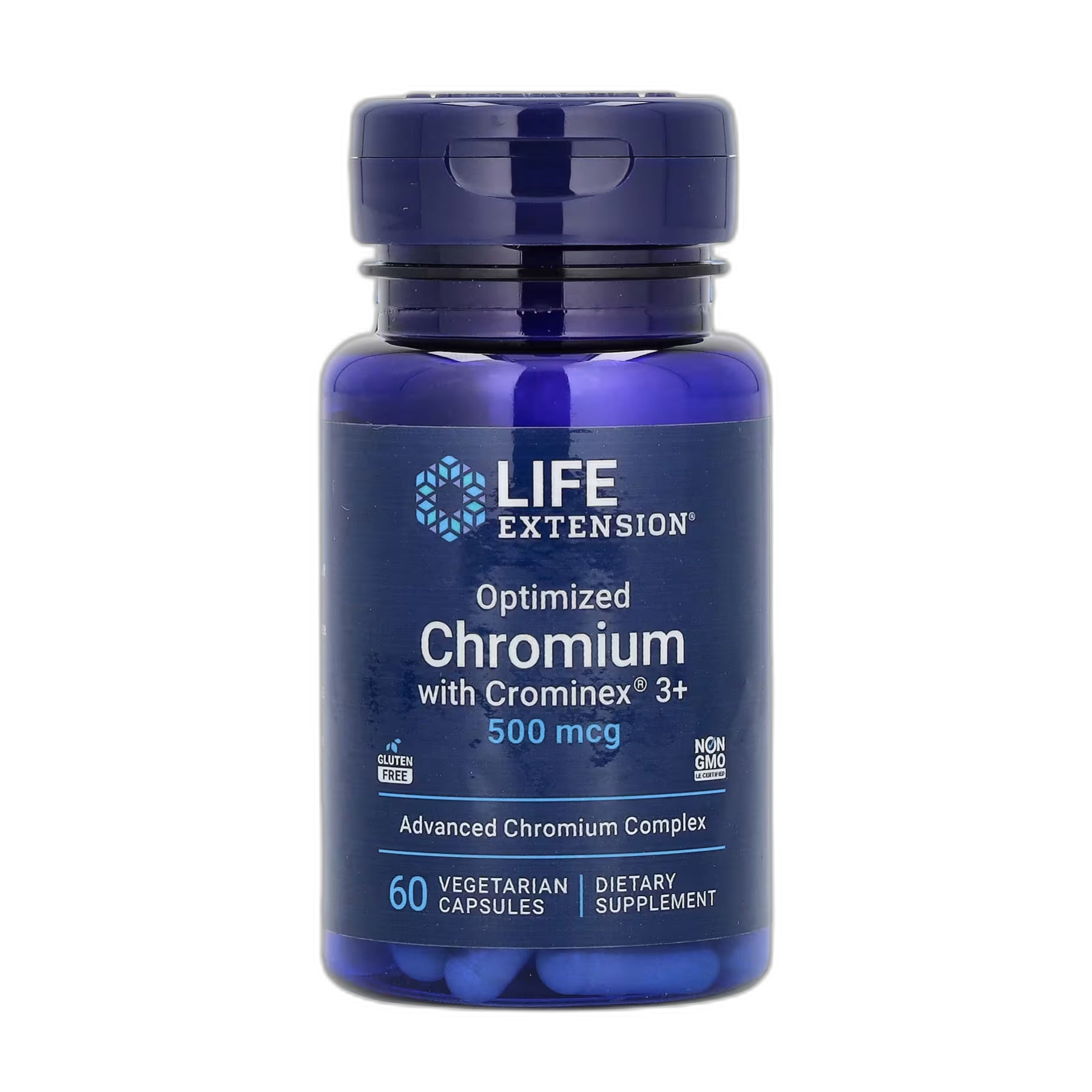 Optimized Хром з Crominex® 3+ 500 мкг - 60 капсул - Life Extension