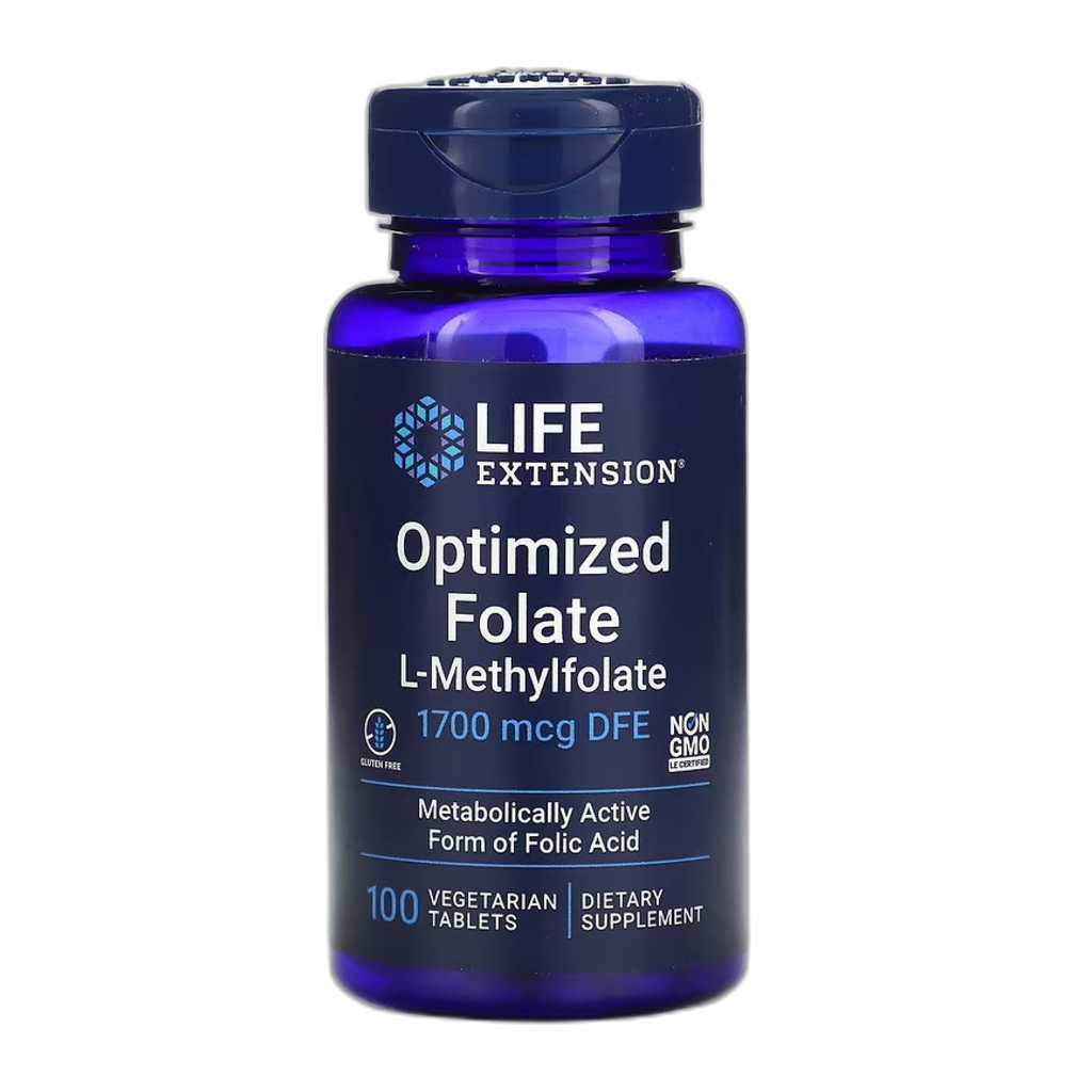 Optimized Фолат 1700 мкг DFE - 100 таблеток - Life Extension