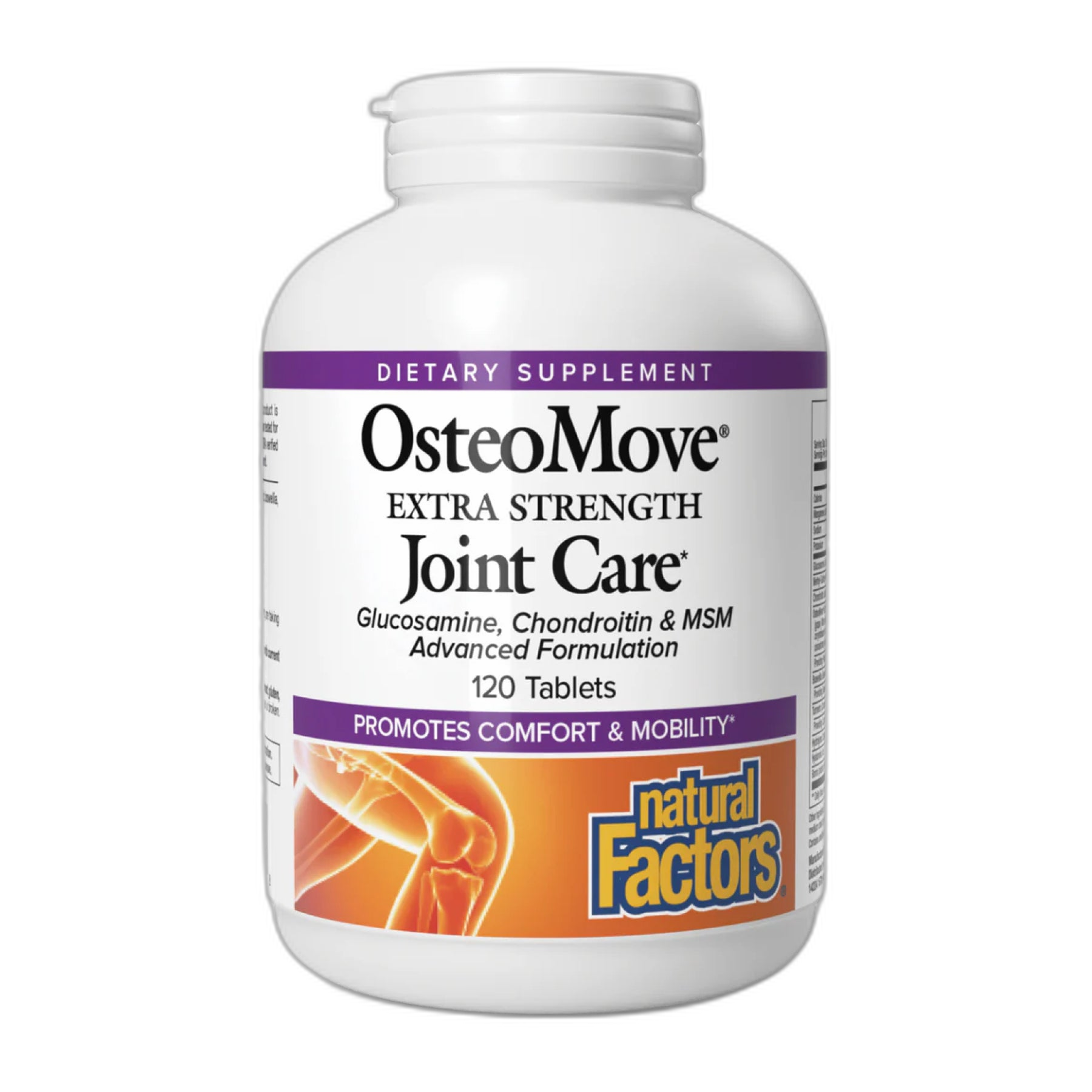 OsteoMove® Посилена дія Joint Care - 120 таблеток - Natural Factors