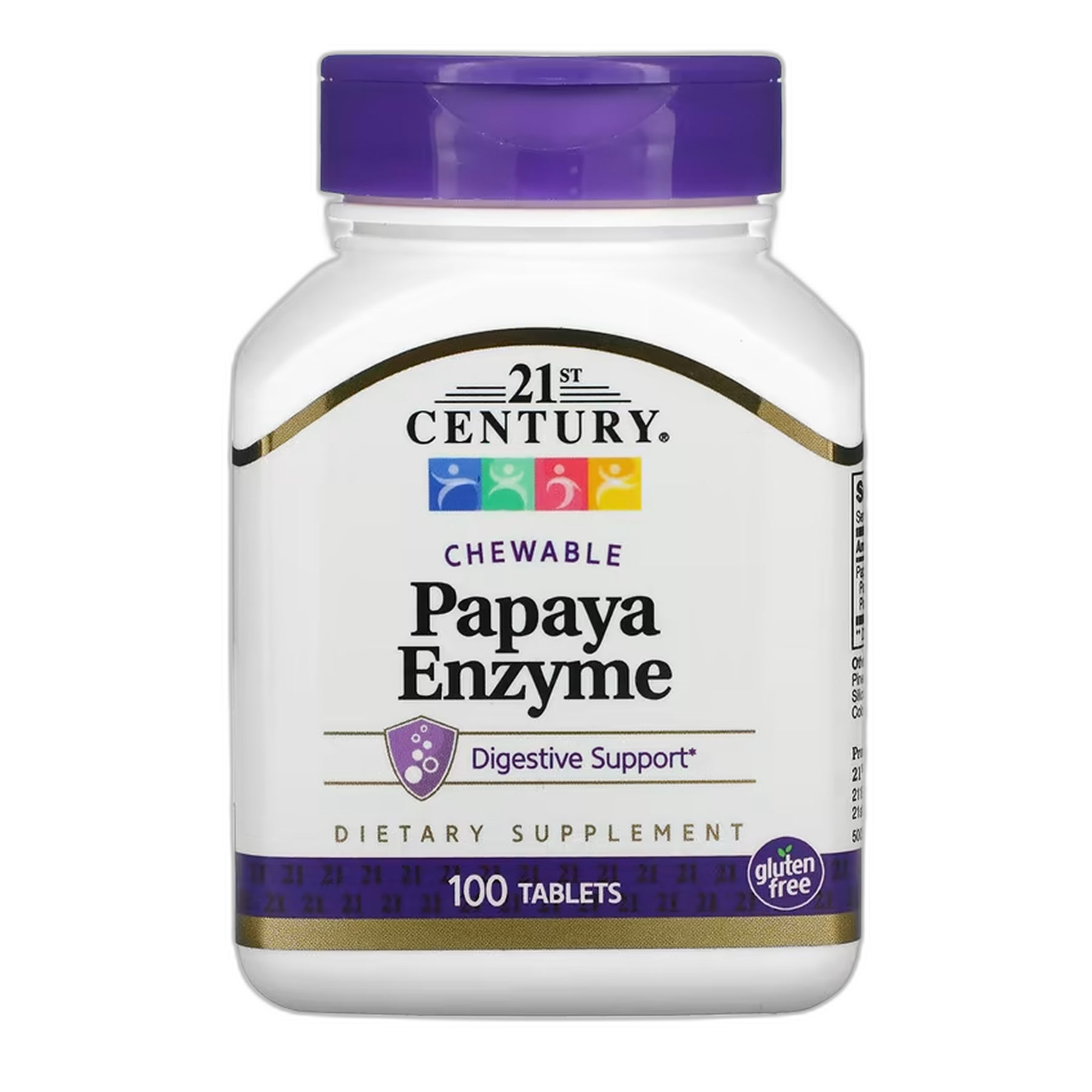 Papaya Enzyme - 100 таблеток - 21st Century