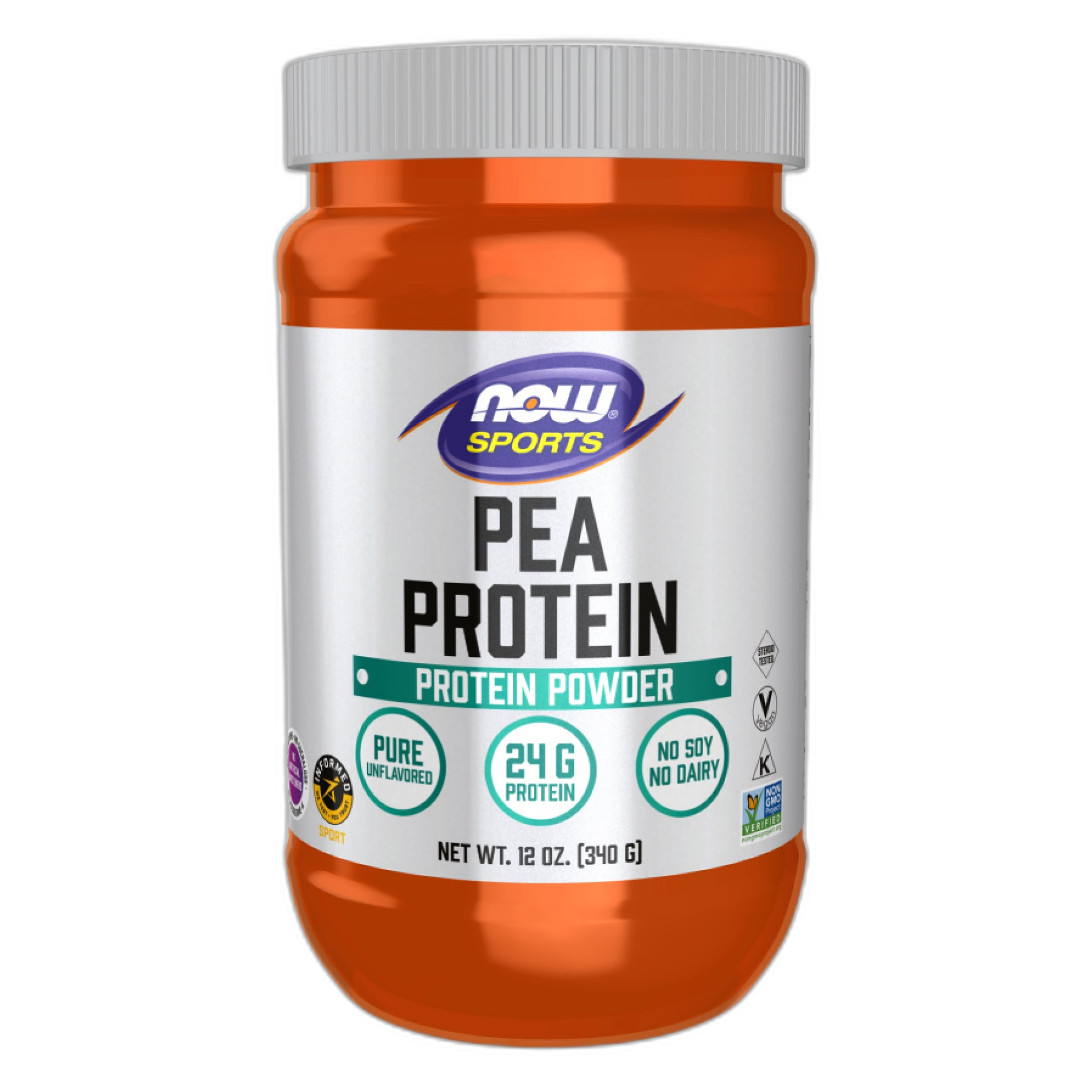 Гороховий протеїн - 340 г Без смаку - Now Foods