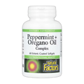Peppermint+Oregano Oil Комплекс - 60 капсул - Natural Factors