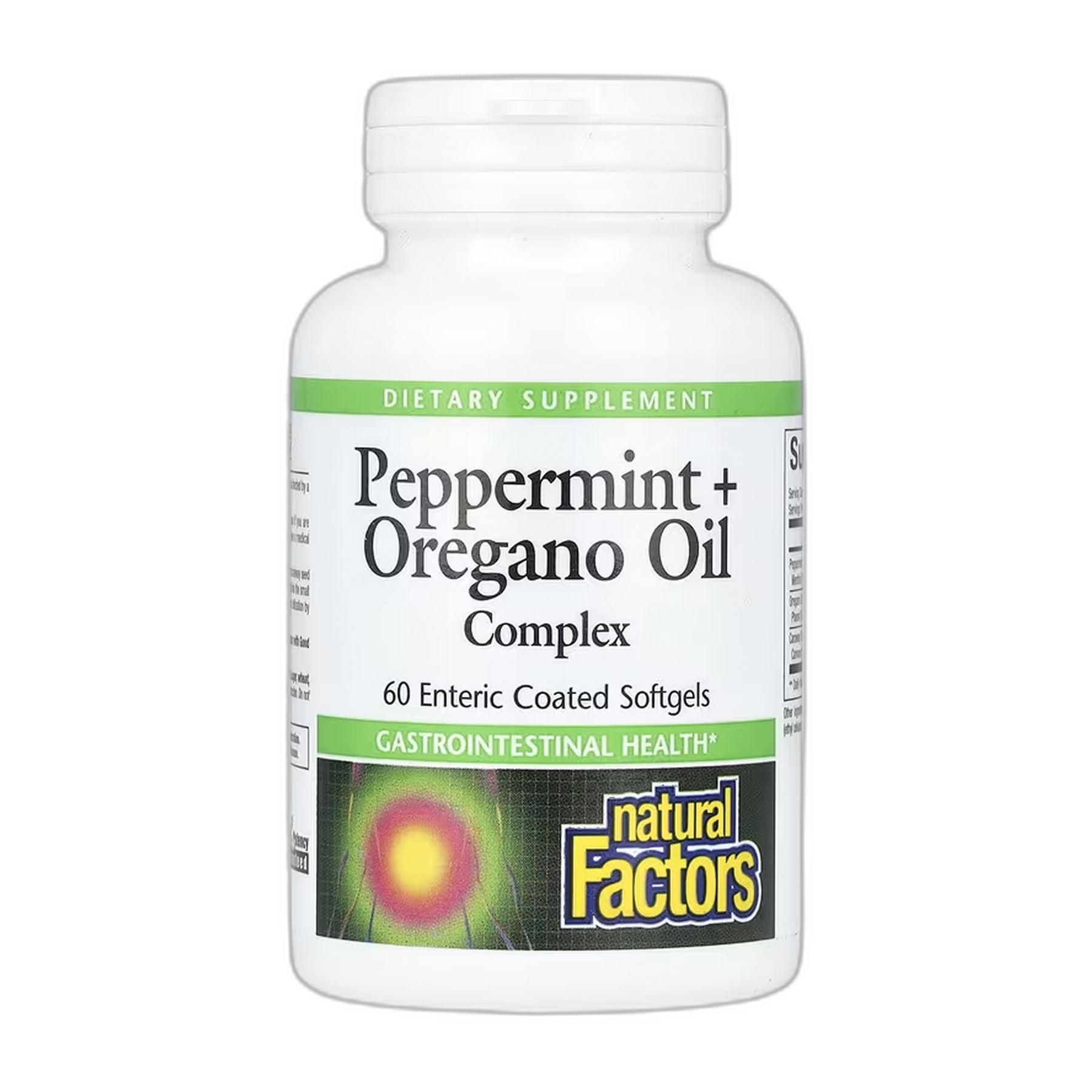 Peppermint+Oregano Oil Комплекс - 60 капсул - Natural Factors