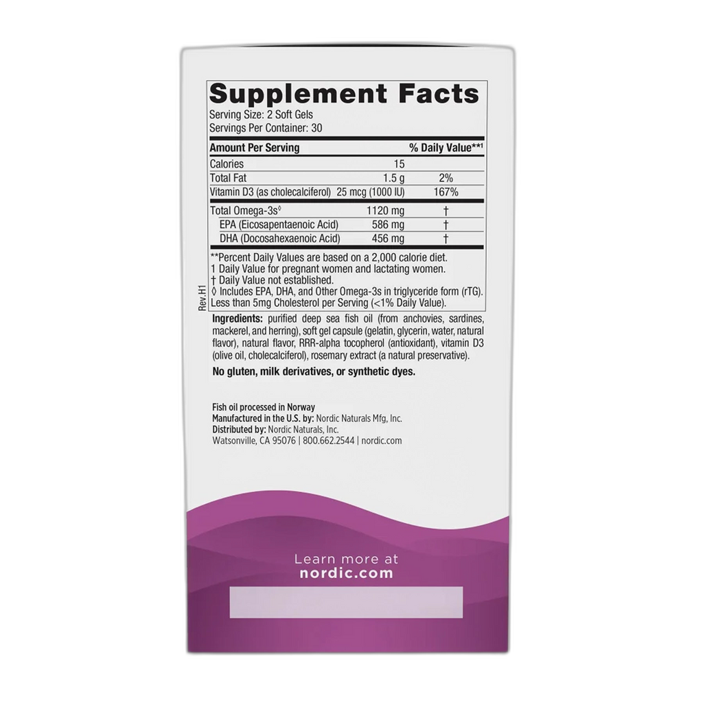 Postnatal Омега-3 - 60 капсул - Nordic Naturals