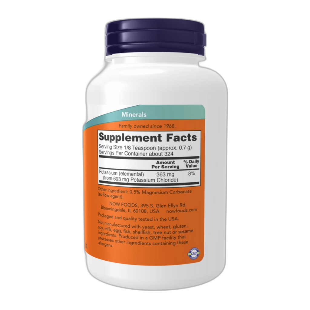 Калій Члоріде порошок - 227 г - Now Foods