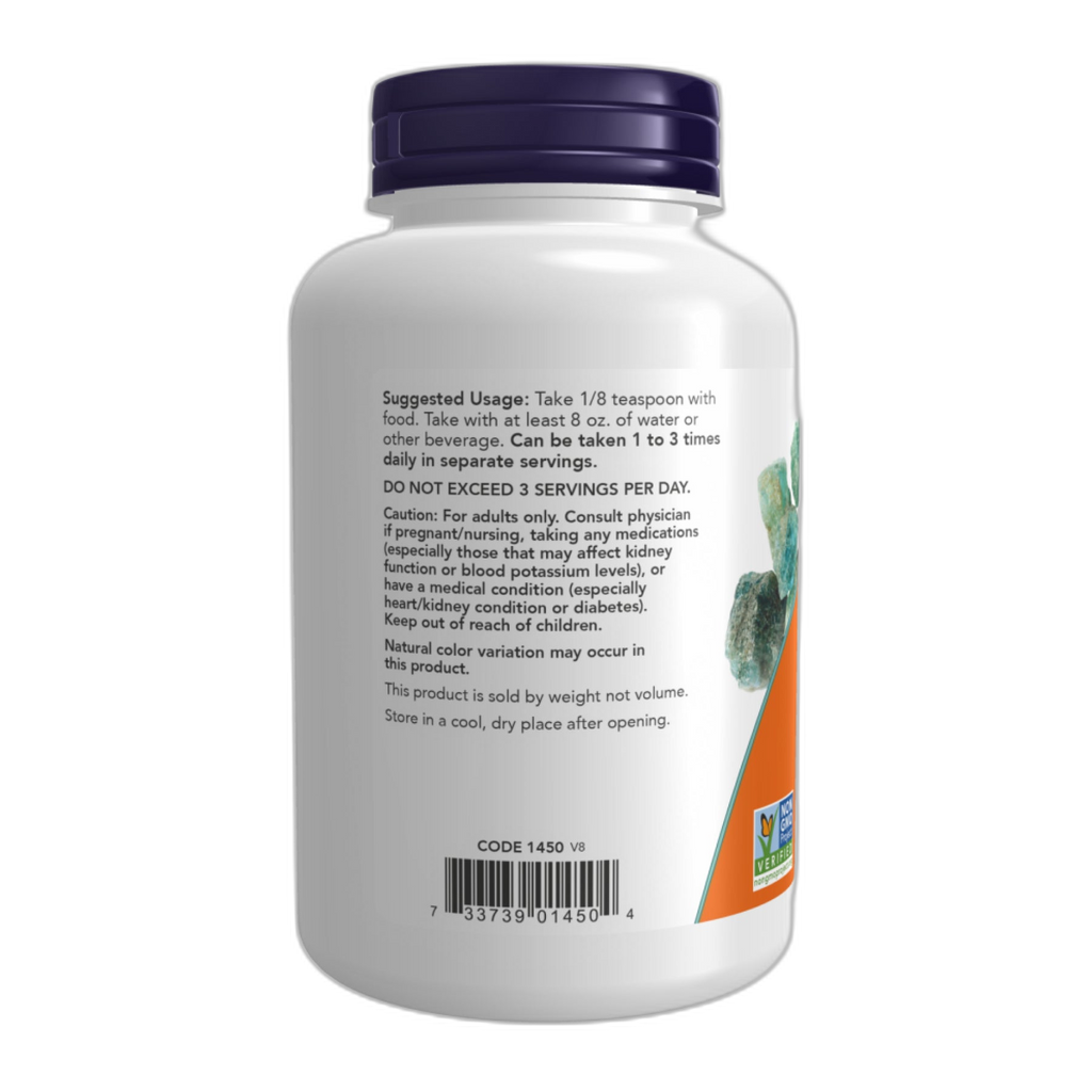 Калій Члоріде порошок - 227 г - Now Foods