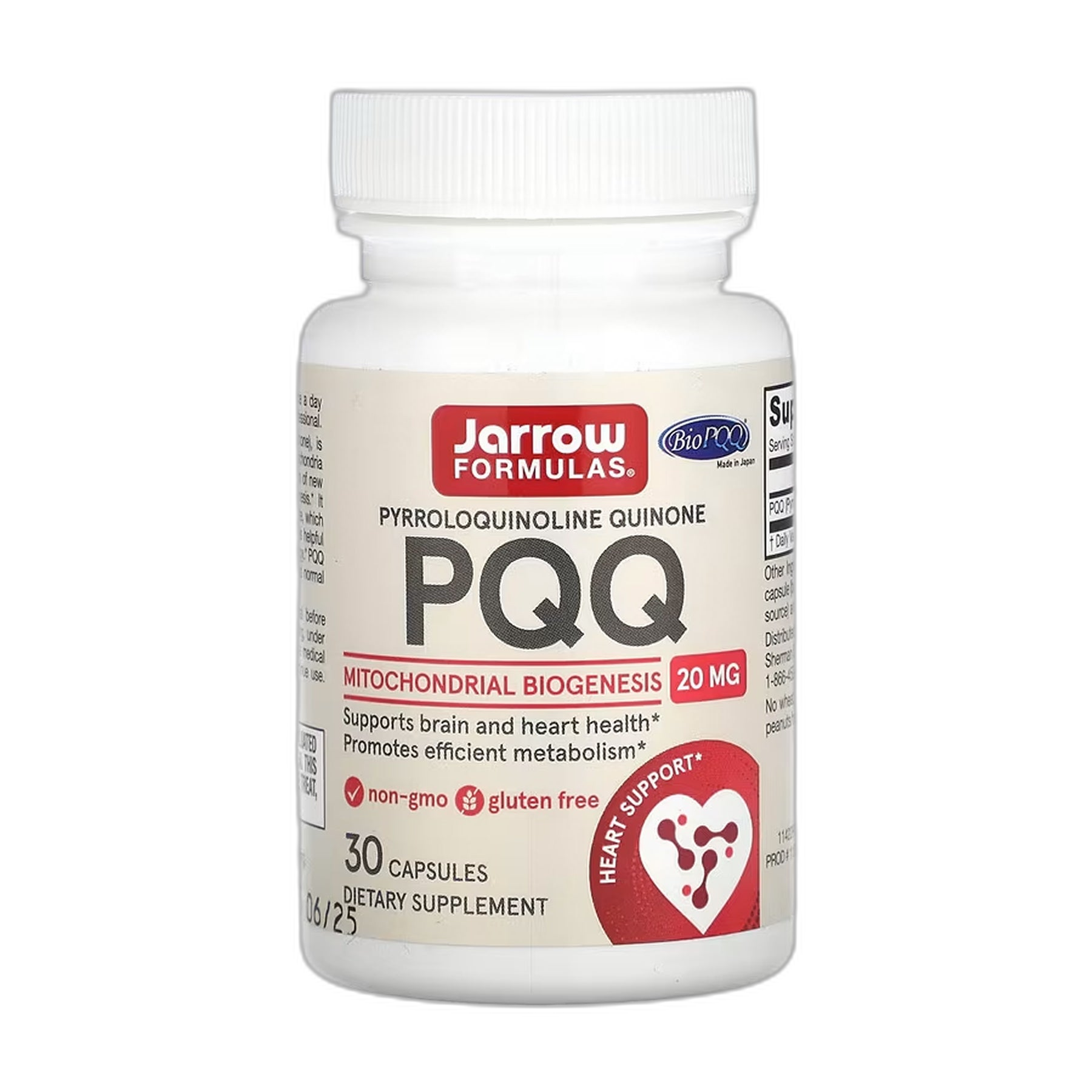 PQQ 20 мг - 30 капсул - Jarrow Formulas