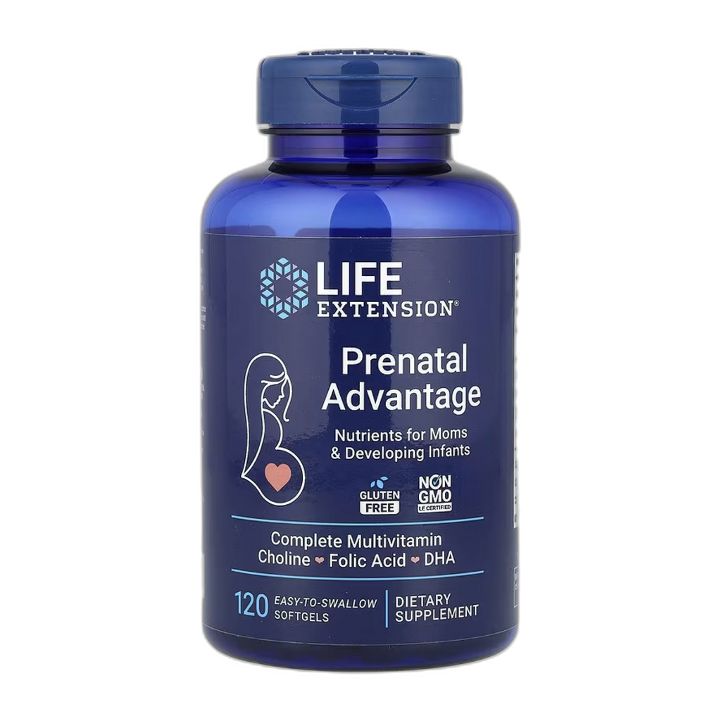 Пренатальний Advantage - 120 easy-to-swallow softgels - Life Extension
