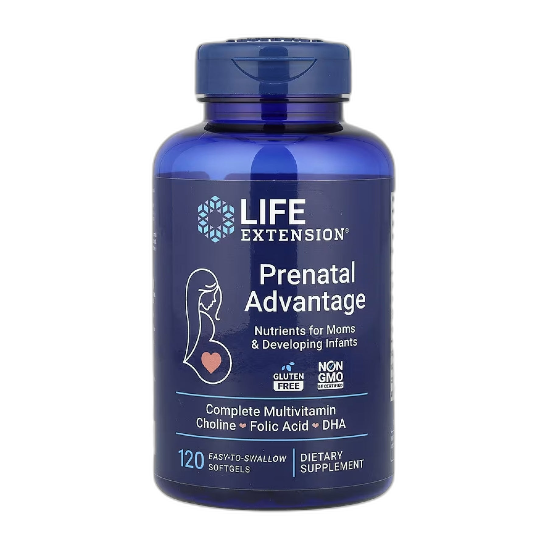 Пренатальний Advantage - 120 easy-to-swallow softgels - Life Extension